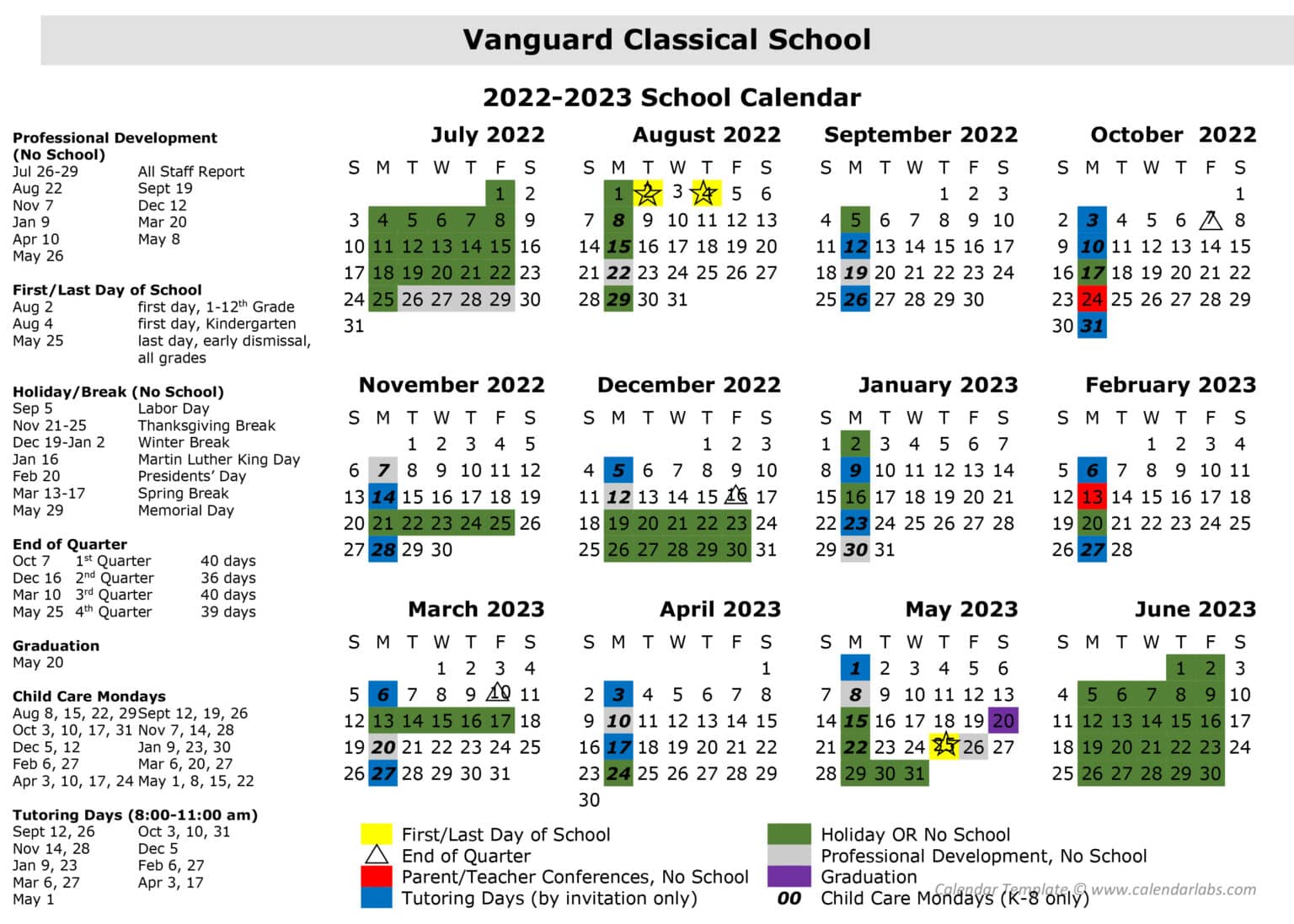 vanguard-academy-calendar-2022